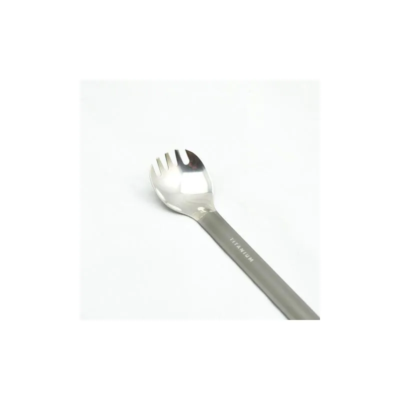 TOAKS Titanium Long Handle Spork with Polished Bowl-1